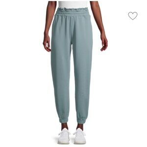 LoveShackFancy Mirabella Sweatpants Light Green XS Distressed